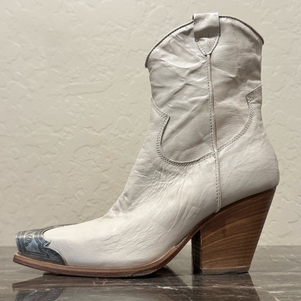 NEW Free People Brayden Leather Western Boots